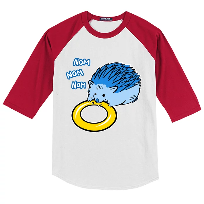 Hungry Blue Hedgehog Kids Colorblock Raglan Jersey