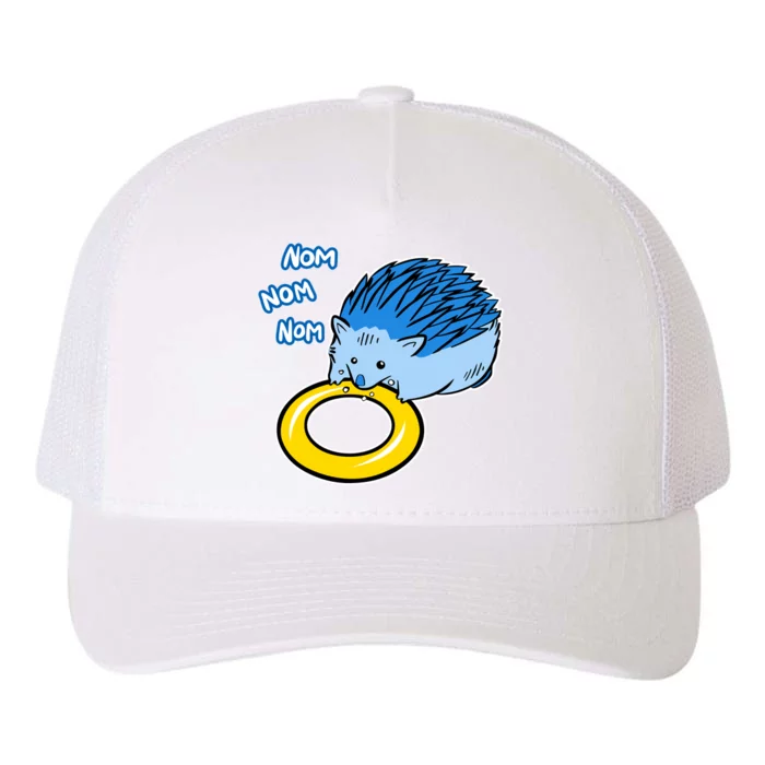 Hungry Blue Hedgehog Yupoong Adult 5-Panel Trucker Hat