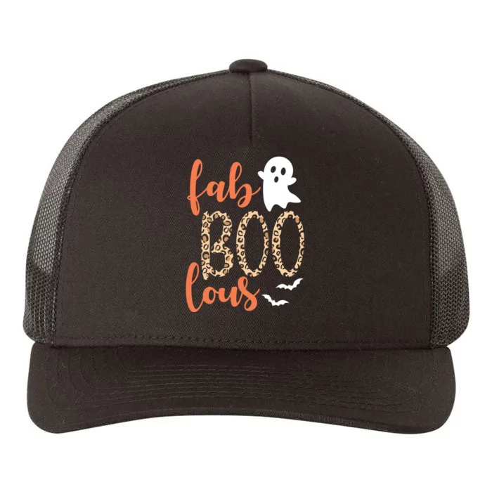 Halloween Boo Yupoong Adult 5-Panel Trucker Hat