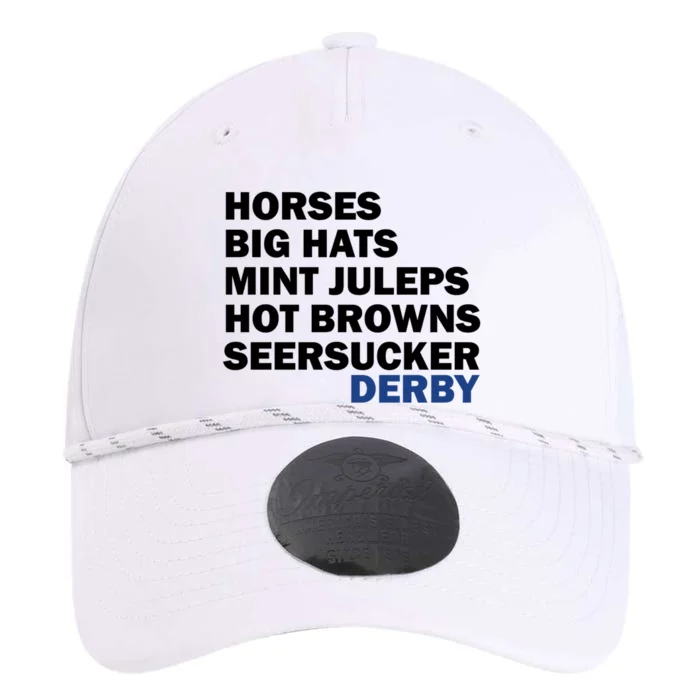 Horses Big Hats Mint Juleps Hot Browns Seersucker Derby Cute Gift Performance The Dyno Cap