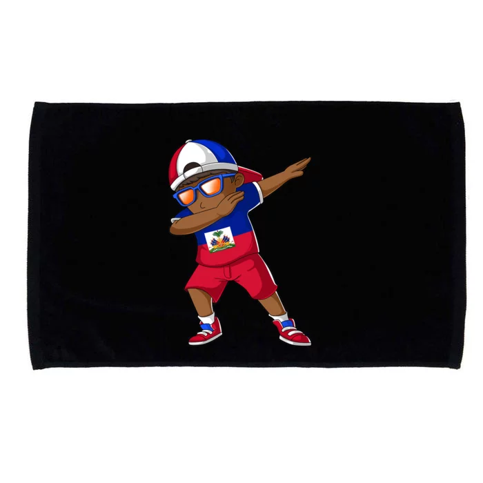 Haitian Boy Haiti Patriotism Roots Heritage Microfiber Hand Towel