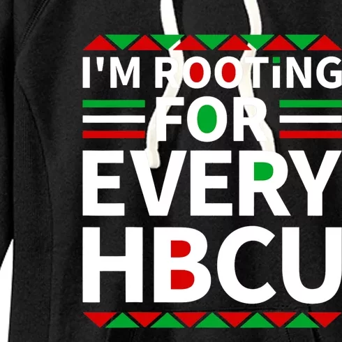 HBCU Black History Pride Historical Black College Graduate Women's Fleece Hoodie