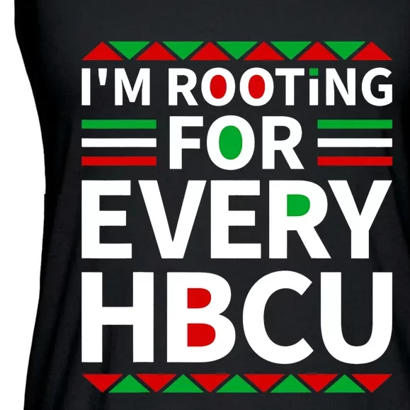 HBCU Black History Pride Historical Black College Graduate Ladies Essential Flowy Tank