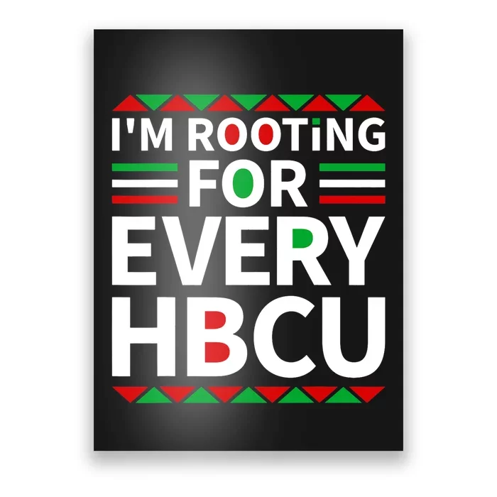 HBCU Black History Pride Historical Black College Graduate Poster