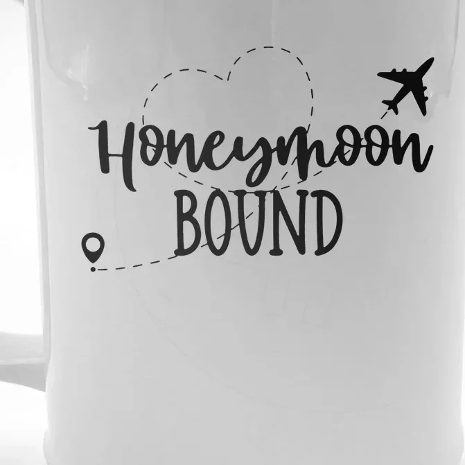 Honeymoon Bound Front & Back Beer Stein