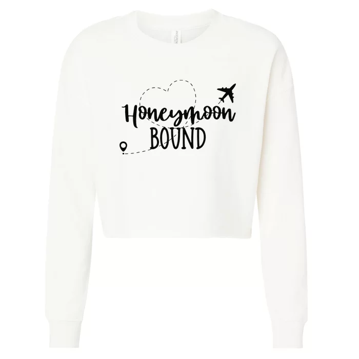 Honeymoon Bound Cropped Pullover Crew