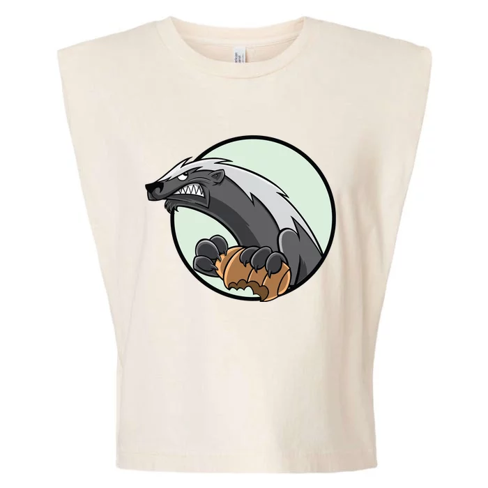 Honey Badger Garment-Dyed Women's Muscle Tee