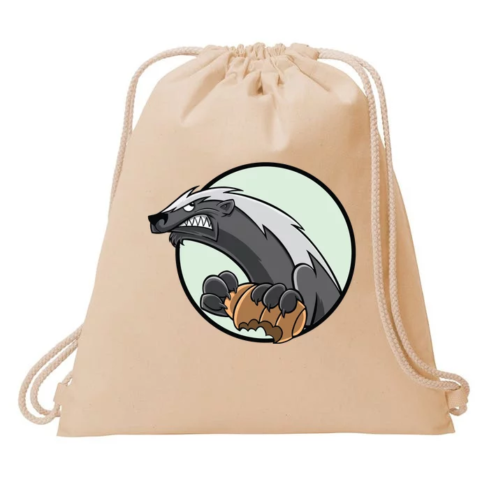 Honey Badger Drawstring Bag