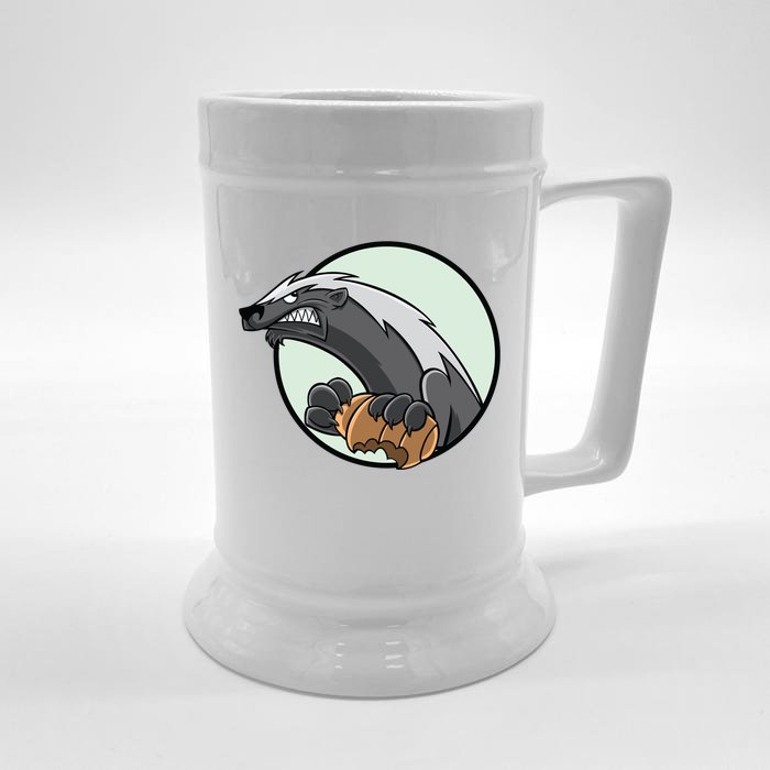 Honey Badger Front & Back Beer Stein