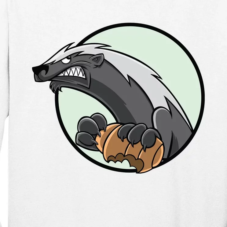 Honey Badger Tall Long Sleeve T-Shirt