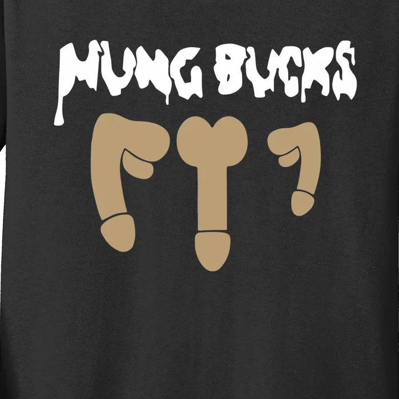 Hung Bucks Kids Long Sleeve Shirt