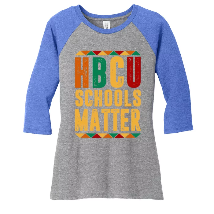 HBCU Black History Pride Gift I'm Rooting For Every HBCU Women's Tri-Blend 3/4-Sleeve Raglan Shirt