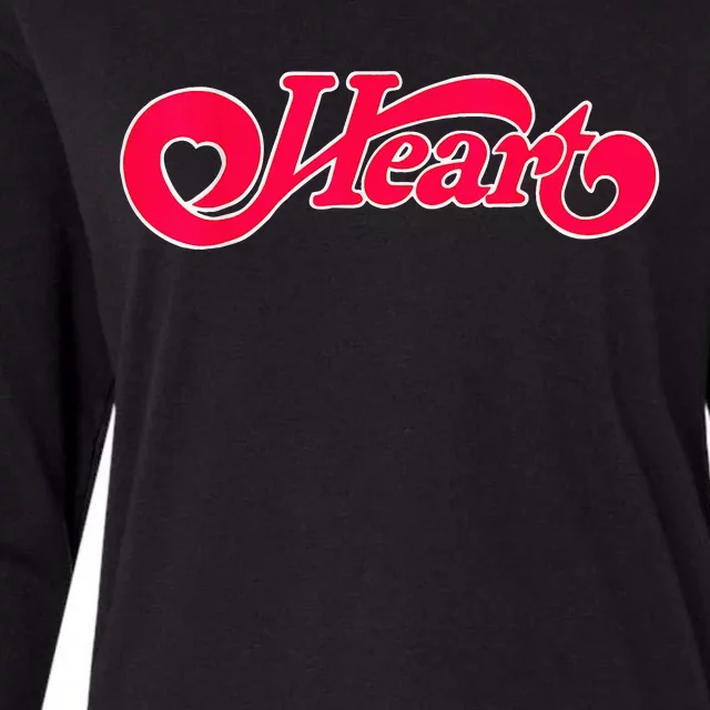 Hearts Band Womens Cotton Relaxed Long Sleeve T-Shirt