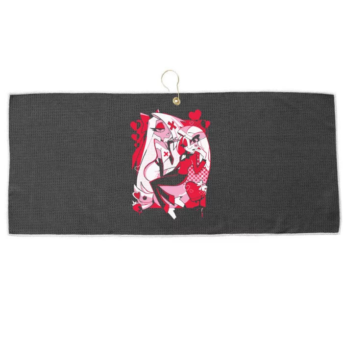 Helluva Boss Hazbin Hotel Large Microfiber Waffle Golf Towel