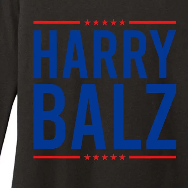 Harry Balz Harris Walz Political Gift Womens CVC Long Sleeve Shirt