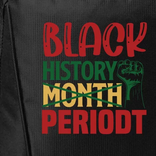 Happy Black History Month Period Gift City Backpack