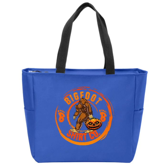 Headless Bigfoot Halloween Zip Tote Bag