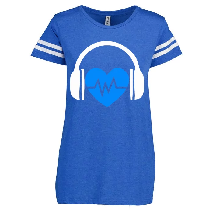 Heart Beat Enza Ladies Jersey Football T-Shirt