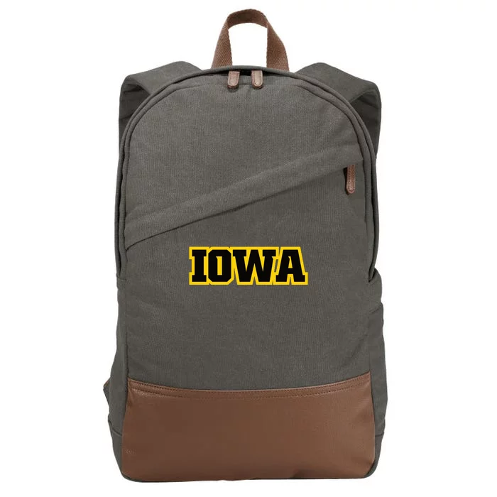 Iowa Cotton Canvas Backpack