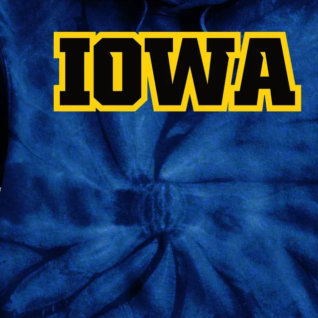 Iowa Tie Dye Hoodie