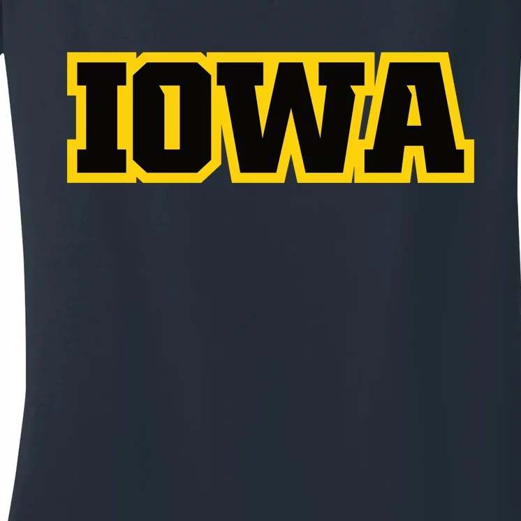 Iowa Women's V-Neck T-Shirt