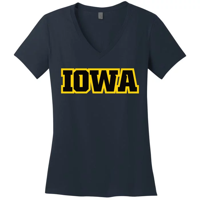 Iowa Women's V-Neck T-Shirt