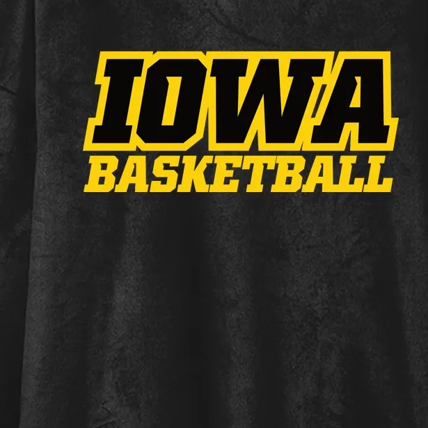 Iowa Basketball Hooded Wearable Blanket