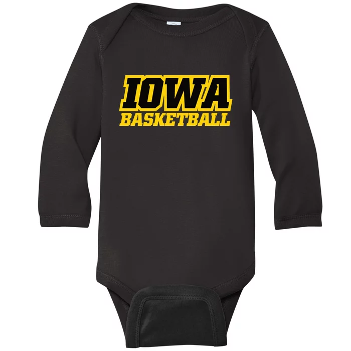 Iowa Basketball Baby Long Sleeve Bodysuit