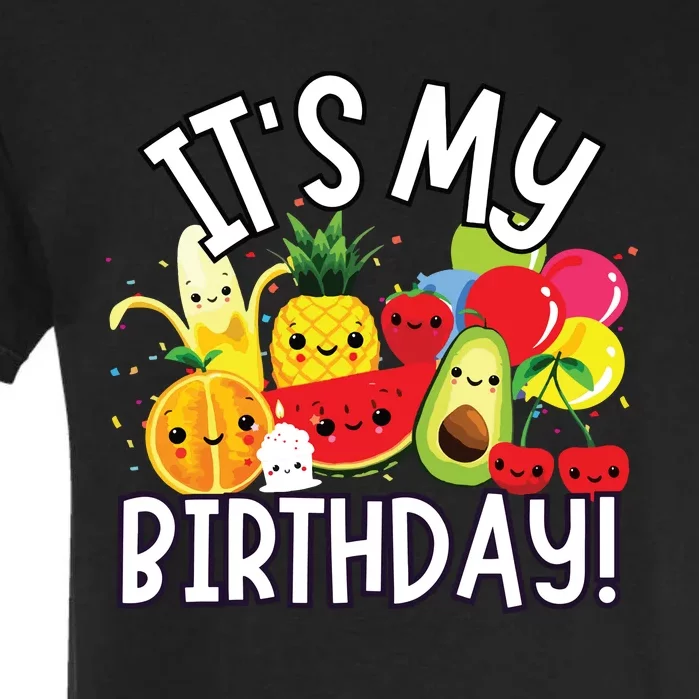 Hey Bear Its My Birthday Birthday Boy Girl Garment-Dyed Heavyweight T-Shirt