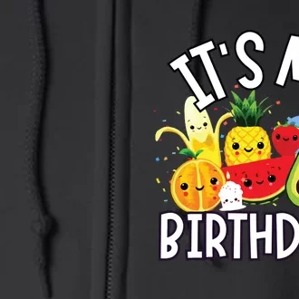 Hey Bear Its My Birthday Birthday Boy Girl Full Zip Hoodie