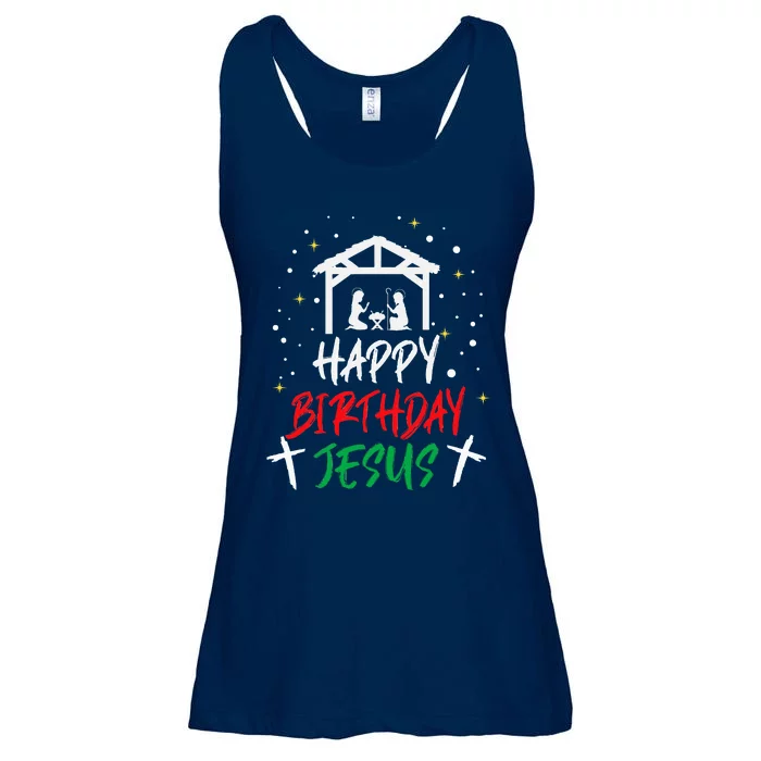 Happy Birthday Jesus Ladies Essential Flowy Tank