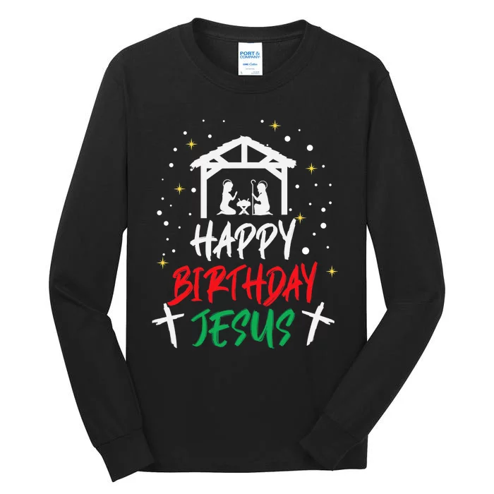 Happy Birthday Jesus Tall Long Sleeve T-Shirt