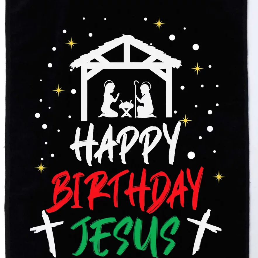 Happy Birthday Jesus Platinum Collection Golf Towel