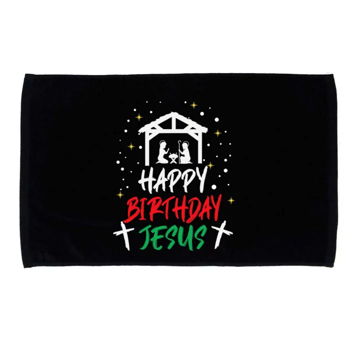 Happy Birthday Jesus Microfiber Hand Towel