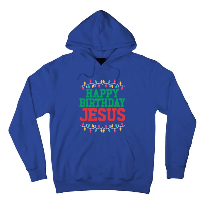 Happy Birthday Jesus Christian Christmas Cute Gift Tall Hoodie