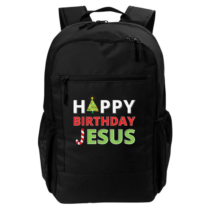 Happy Birthday Jesus Funny Christian Christmas Daily Commute Backpack