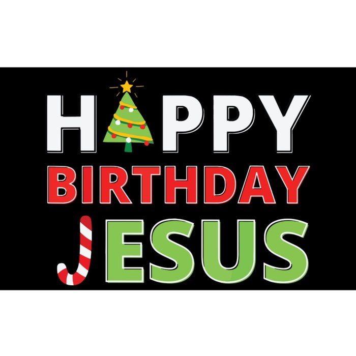 Happy Birthday Jesus Funny Christian Christmas Bumper Sticker