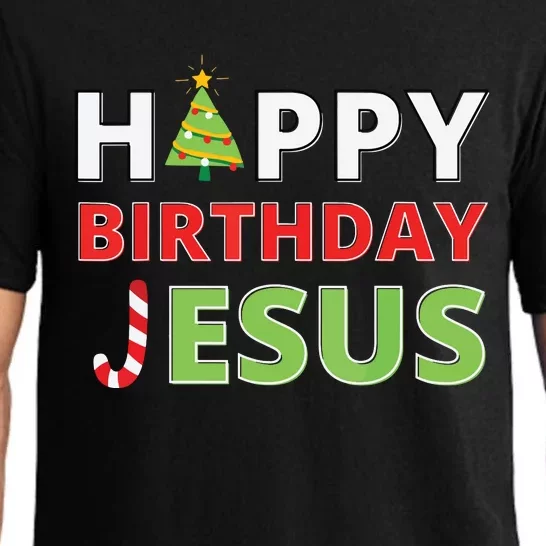 Happy Birthday Jesus Funny Christian Christmas Pajama Set