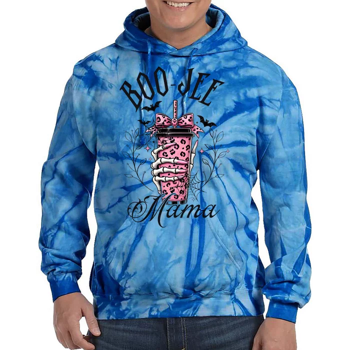 Halloween Boo Jee Mama Tie Dye Hoodie