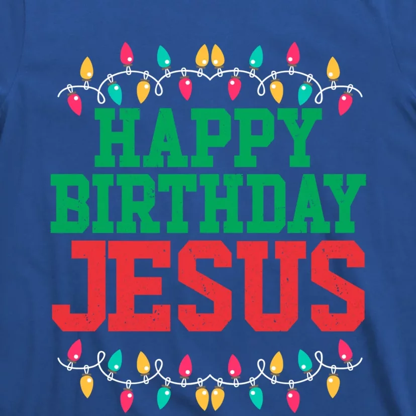 Happy Birthday Jesus Christian Christmas Gift T-Shirt