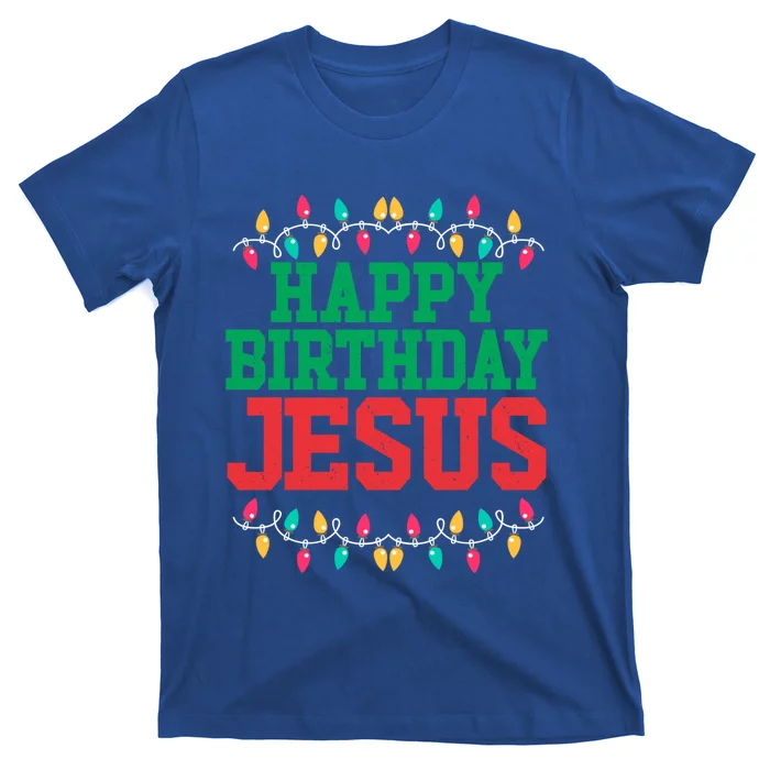 Happy Birthday Jesus Christian Christmas Gift T-Shirt