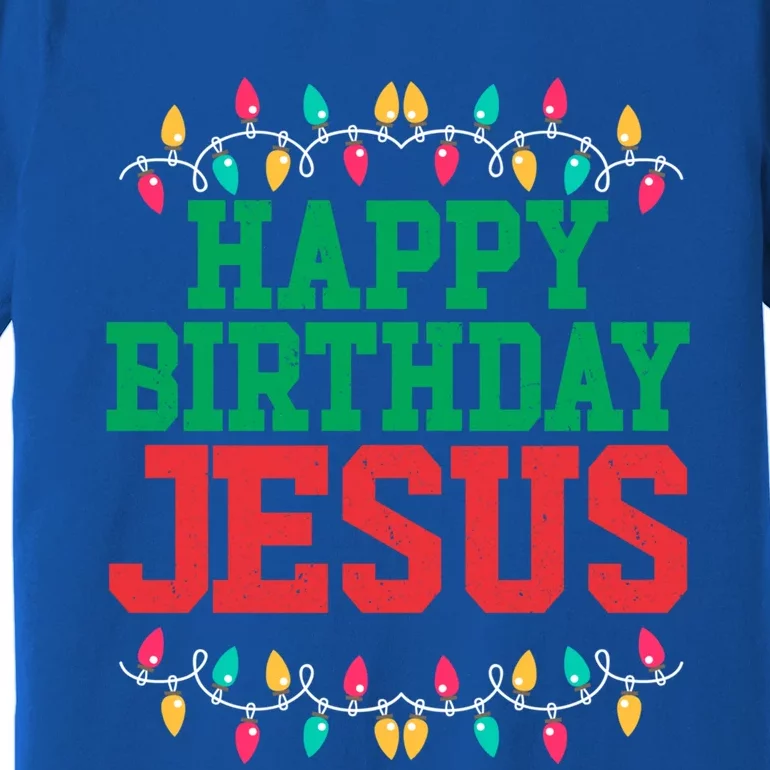 Happy Birthday Jesus Christian Christmas Gift Premium T-Shirt