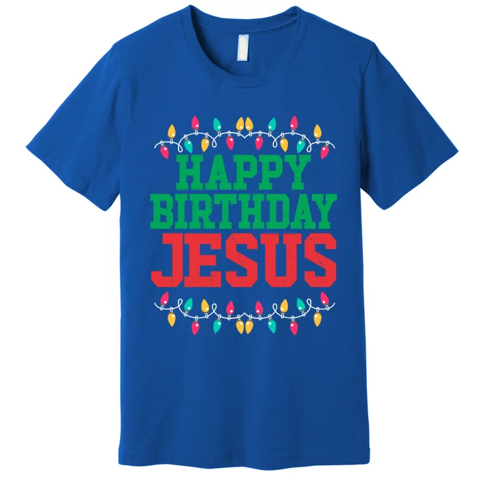 Happy Birthday Jesus Christian Christmas Gift Premium T-Shirt