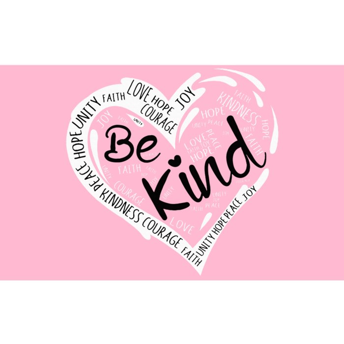 Heart Be Kind Anti Bullying Unity Day Orange Words Bumper Sticker