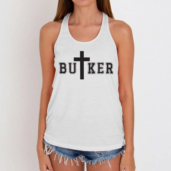 Harrison Butker Kansas City Kicker Women's Knotted Racerback Tank