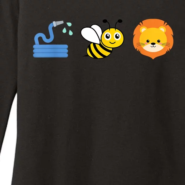 Hose Bee Lion Meme Womens CVC Long Sleeve Shirt