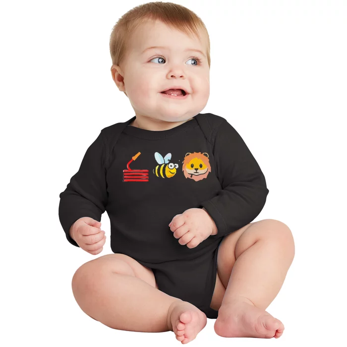 Hose Bee Lion I Am A Firefighter Baby Long Sleeve Bodysuit