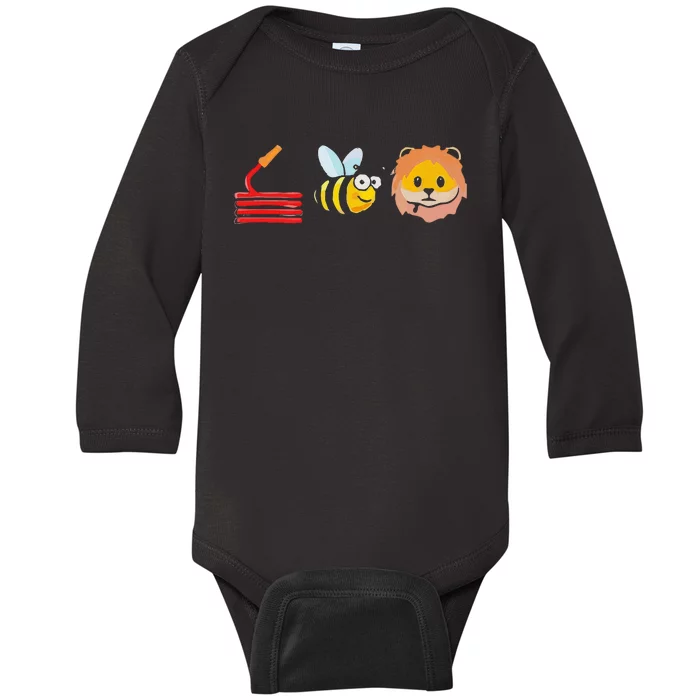 Hose Bee Lion I Am A Firefighter Baby Long Sleeve Bodysuit