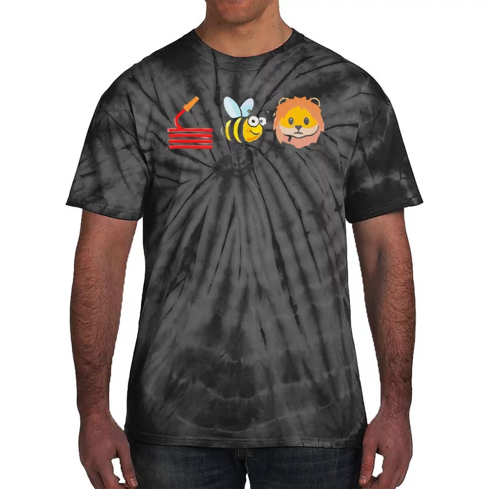 Hose Bee Lion I Am A Firefighter Tie-Dye T-Shirt