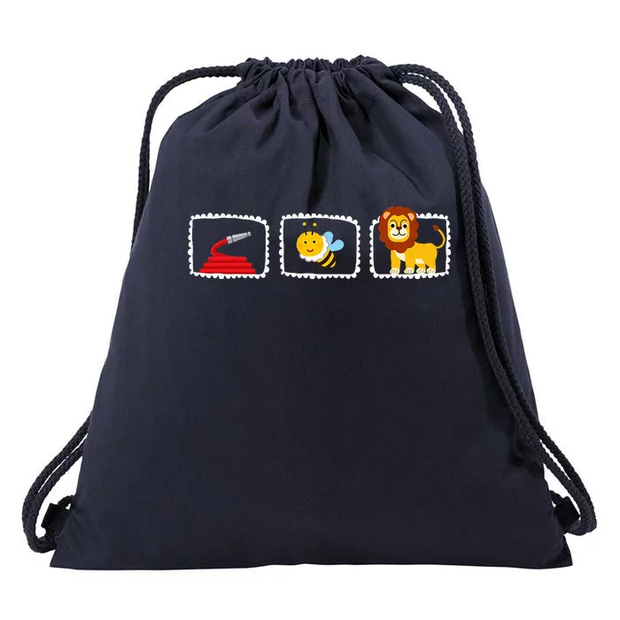 Hose Bee Lion Funny Hoes Be Lying Pun Intended Drawstring Bag